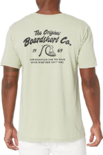 Quicksilver Unbothered MOD T-shirt with The original Boardshort co written on it