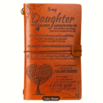 Book To My Daughter Vintage Journal