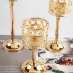Candle Holder Set of 3 Crystal - Image 3
